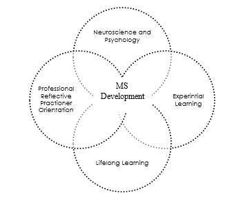 (Source Author) MS at the heart of combined learning influences