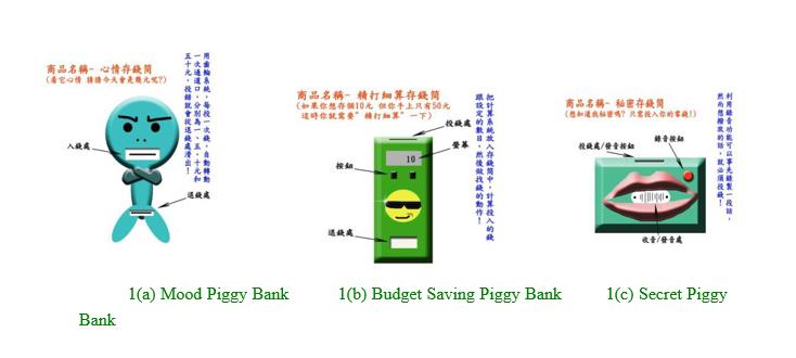 Piggy banks- three types of piggy banks