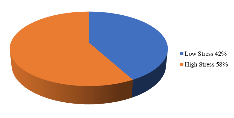 Frequency Distribution Work Stress in Operator Employee